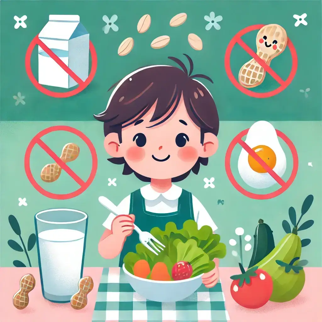 Çocuklarda Görülen Besin Alerjileri: Belirtiler ve Yönetim Yöntemleri 🍎